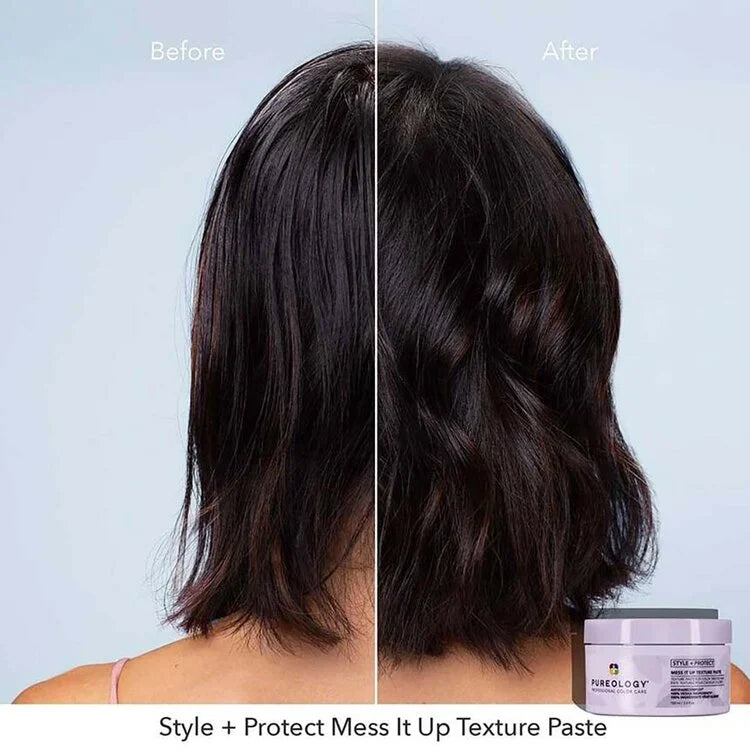Pâte Texturée Mess It Up Style+Protect (100ml) - PUREOLOGY