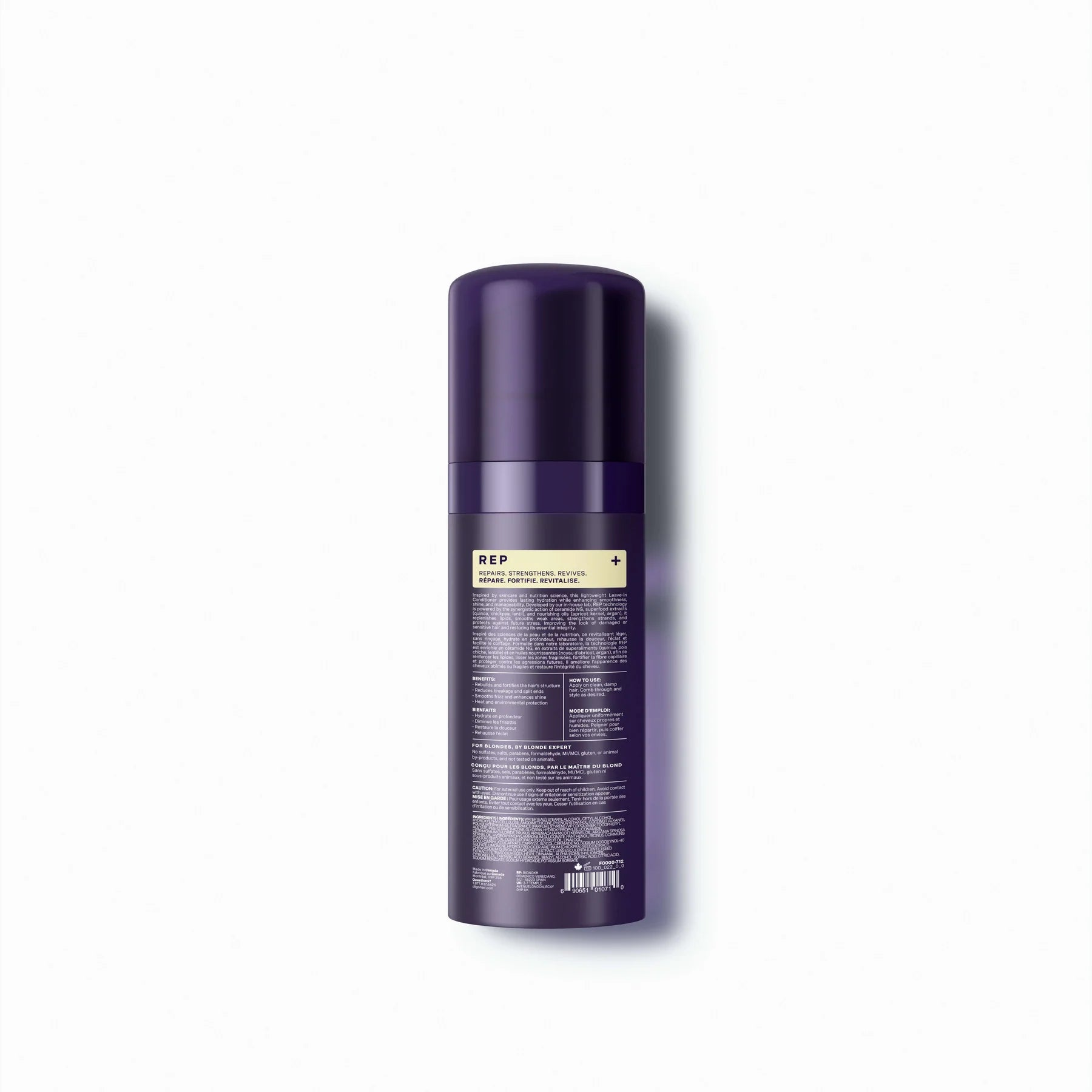 Revitalisant Réparateur Sans Rinçage Blacklight (100ml) - OLIGO