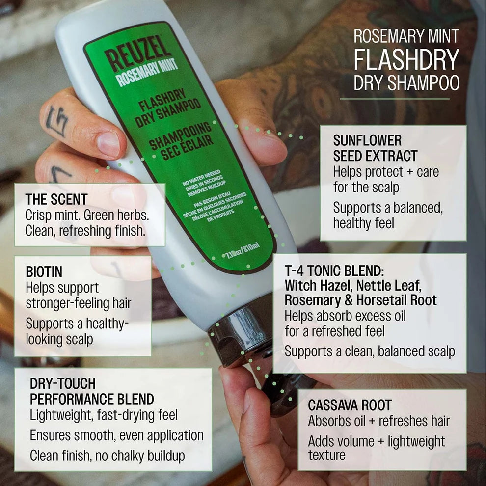 Shampooing Sec Flashdry (210ml) - REUZEL