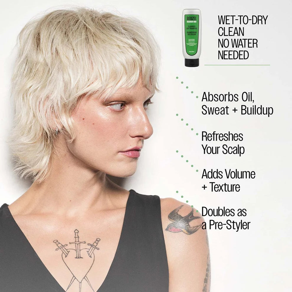 Shampooing Sec Flashdry (210ml) - REUZEL