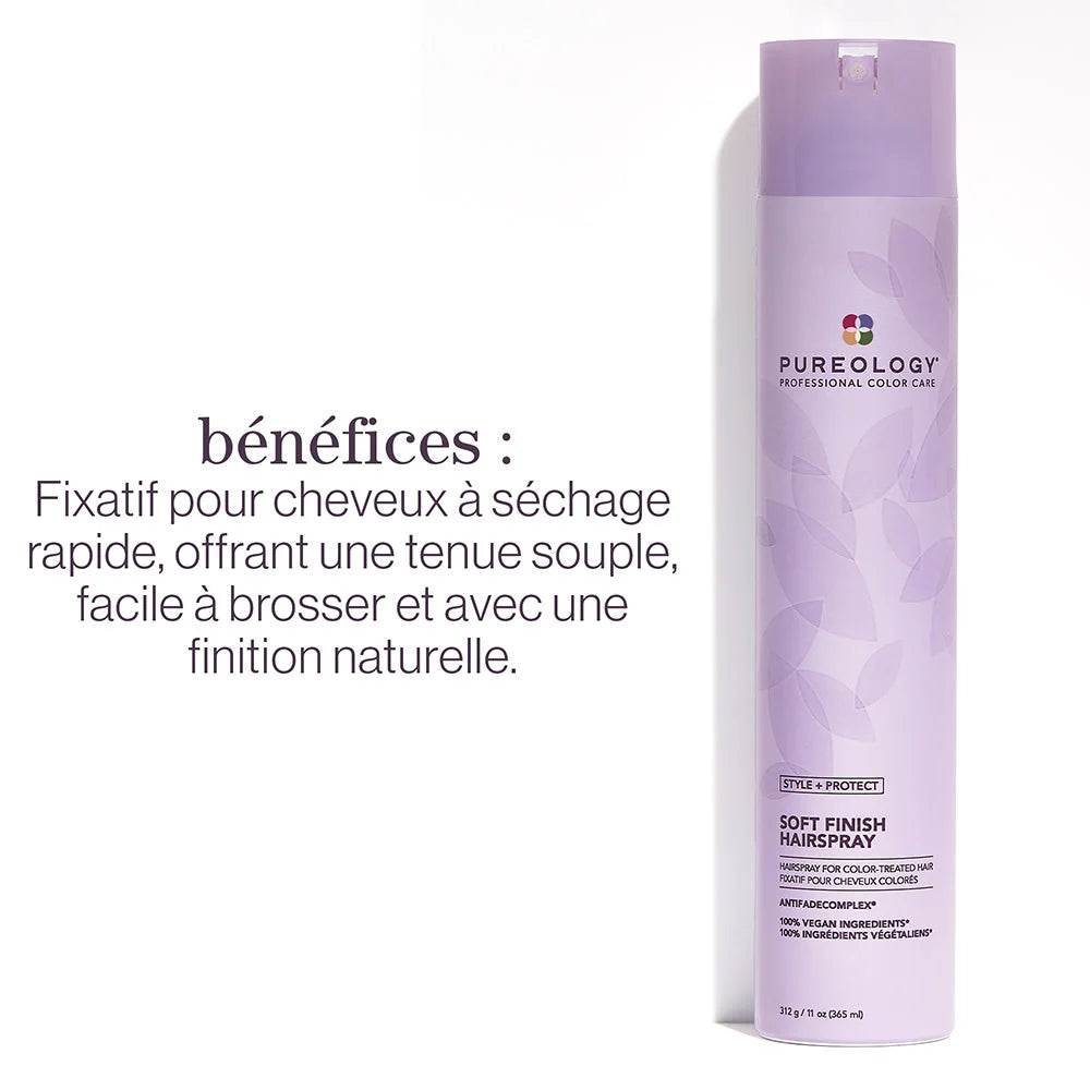Soft Finish Hairspray Style+Protect (312g) - PUREOLOGY